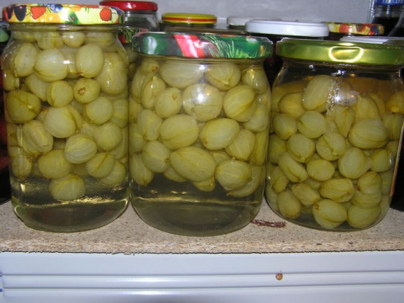 Компот из крыжовника с апельсином