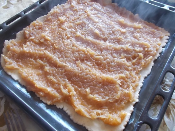 Постный пирог с яблоками