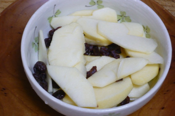 Яблоки в микроволновке