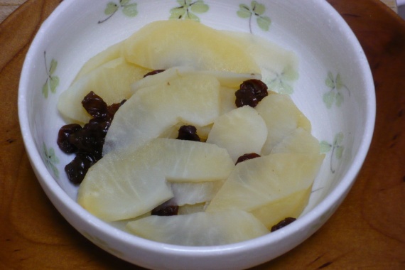 Яблоки в микроволновке