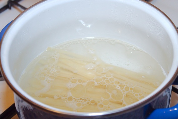 Макароны с орехами