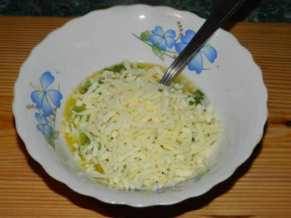 Запеченный багет с начинкой