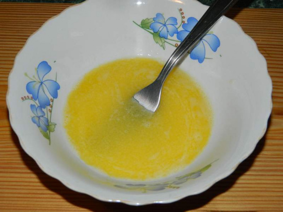 Запеченный багет с начинкой