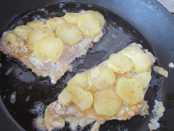 Рыба в картофельной чешуе