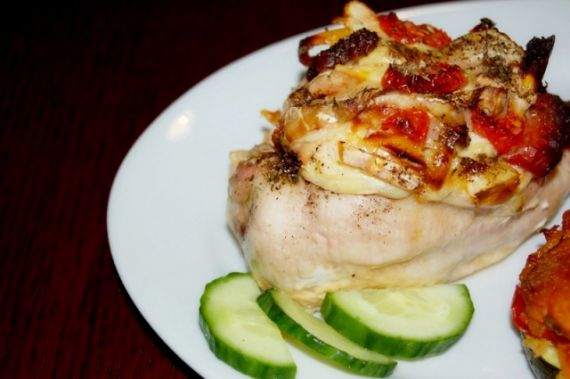 Лодочки из куриного филе