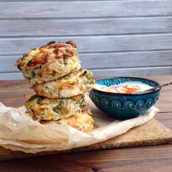 Кексы с брокколи и сыром