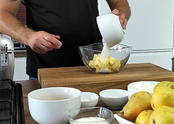 Грушевый пирог вкусный рецепт с фото пошагово и видео
