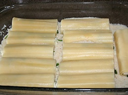 Каннеллони с сыром
