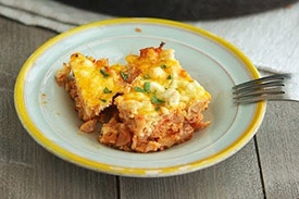 Запеканка с куриным фаршем