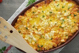 Запеканка с куриным фаршем