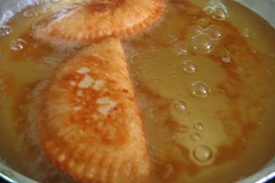 Чебуреки с водкой