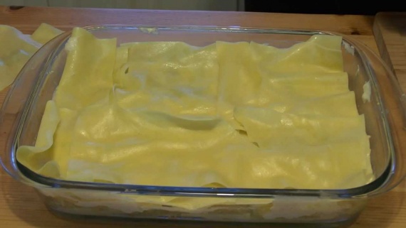 Лазанья с куриным фаршем