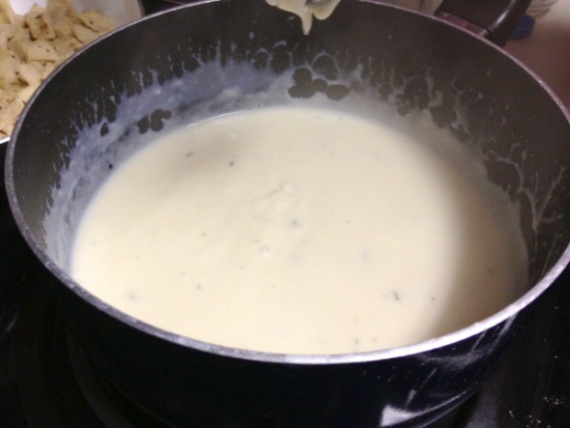 Лазанья с куриным фаршем