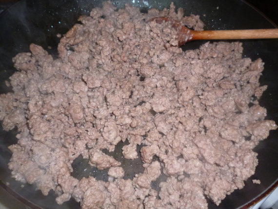 Фарш с овощами