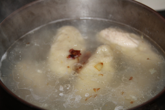Картофельные клецки с фаршем