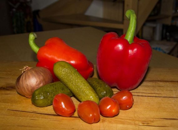 Солянка с колбасками