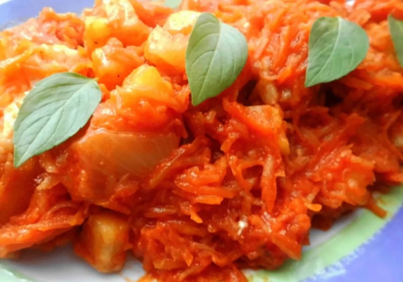 Рыба по-гречески с ананасом