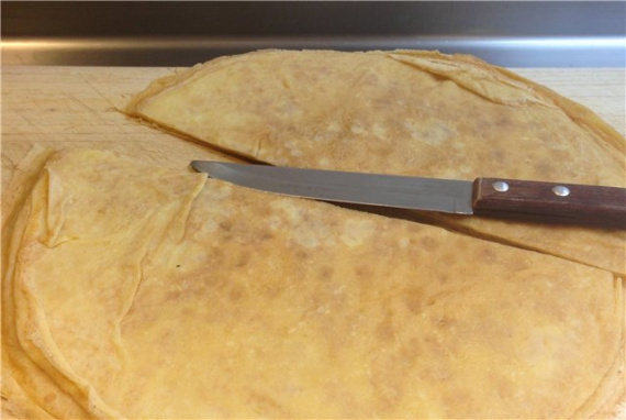 Блины с мясом и грибами в панировке