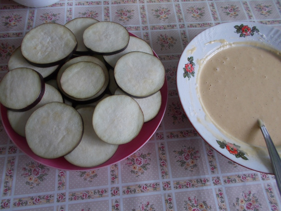 Баклажаны в панировке