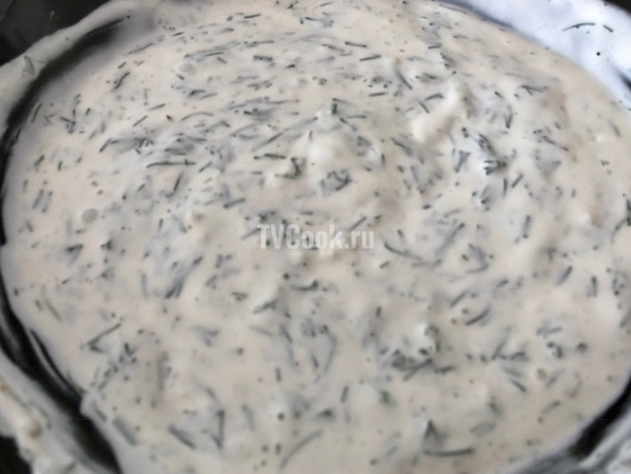 Салат с редиской и картошкой