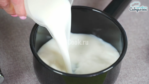Домашнее ванильное мороженое со сгущенкой
