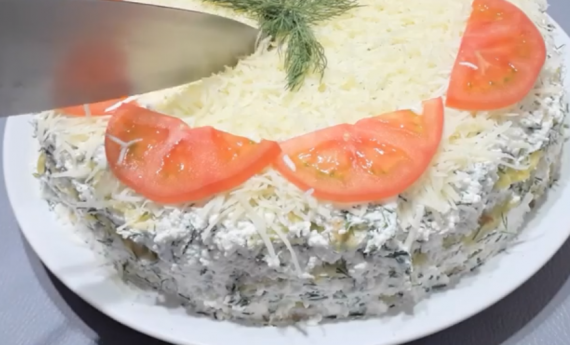Кабачковый «торт»