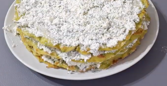 Кабачковый «торт»
