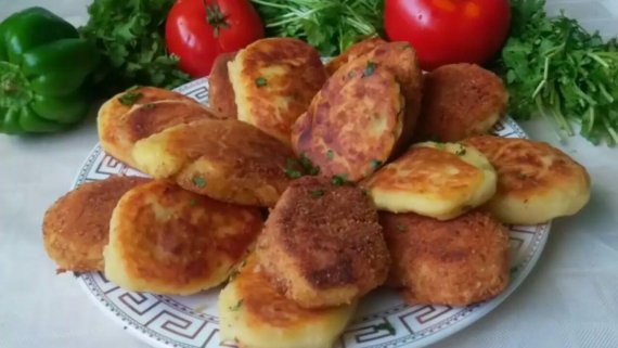 Картофельные зразы с фаршем и зеленью