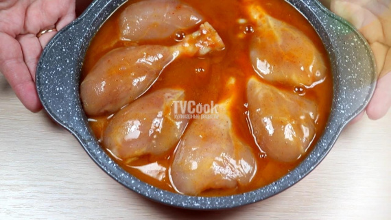 Куриные ножки в медово-лимонном маринаде.