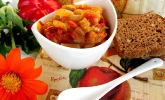 Домашняя баклажанно-кабачковая икра