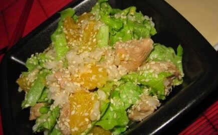 Куриный салат из риса с карри: рецепт с ароматом Индии