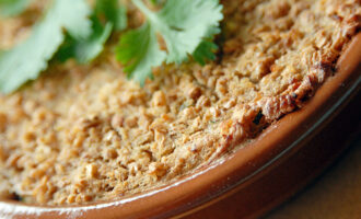 Гречневая запеканка с шампиньонами