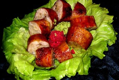 Фаршированные куриные шейки