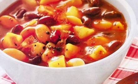 Суп с фасолью и картофелем
