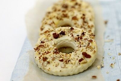 Песочные кольца с орехами