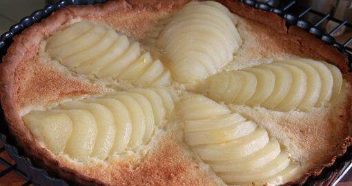 Миндальный пирог с грушами: пошаговый рецепт