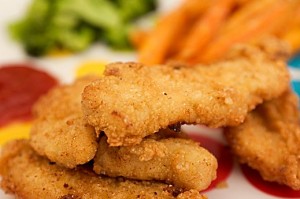 Куриные грудки в сухарях