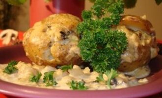 Картофель, фаршированный грибами: рецепт с профессиональными советами