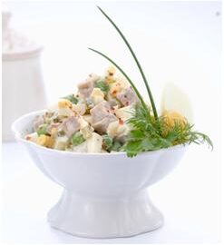 Классический салат «Оливье» с курицей: рецепт и приготовление