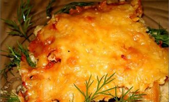 Запеченная картошка с куриным филе