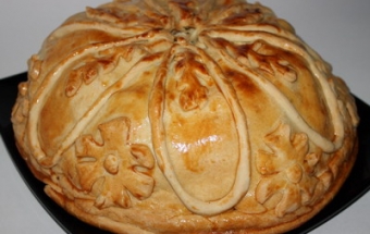 Курник с рисом и курицей: пошаговый рецепт