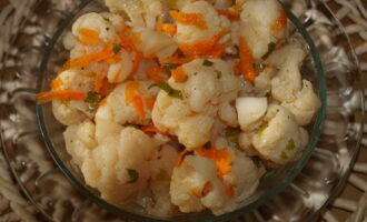 Цветная капуста по-корейски: пошаговый рецепт с фото
