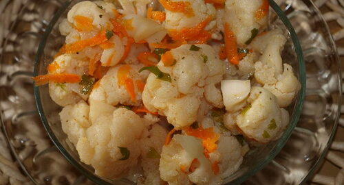 Цветная капуста по-корейски: пошаговый рецепт с фото