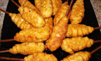 Рецепт закуски «Ложные куриные ножки»