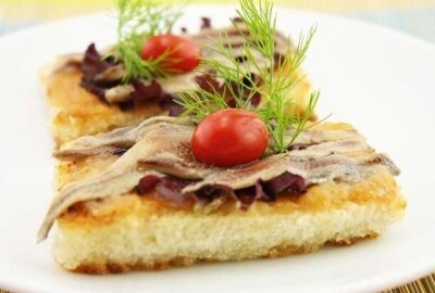 Канапе с анчоусами