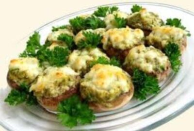 Французские грибочки с запеченным сыром: пошаговый рецепт