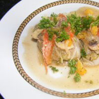 Рецепт китайских голубцов с овощами и соусом