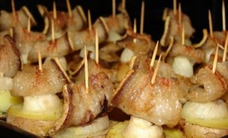 Закуска «Кораблики с салом»
