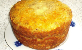 Запеченный форшмак с мясом
