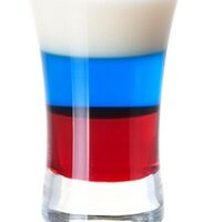 Коктейль «Российский флаг»